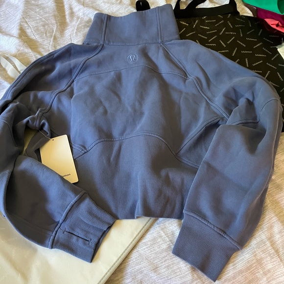 NWT Lululemon Scuba Oversized Funnel Neck, Sz Xs/S, Waterdrdop - Picture 6 of 7